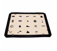 Asixxsix Tapis de Cuisson en Fibre de Silicone, Coins de 11,8 X 15,75 Pouces S'emboîtent pour Former une Plaque de Cuisson étanche, Revêtement de Four, Plaque de Résistante à la (Avec Boucle)