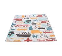 Asixxsix Tapis de Jeu pour bébé, Grand Tapis de Sol en Nylon Imperméable pour bébé de 51,2 X 51,2 Pouces, Rampant pour avec Fond Antidérapant pour le Salon, la Chambre à Coucher et l'étude