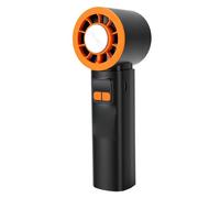 Asixxsix Ventilateur Portatif avec Refroidisseur de Glace, Ventilateur Personnel Rechargeable de 3000 MAh, Lampe de Poche LED à 100 Niveaux de Vitesse, avec Veilleuse (BLACK)