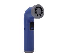 Asixxsix Ventilateur Turbo Portable, Ventilateur Portatif sans Lame Réglable à 100 Vitesses, Rechargeable par USB, Rechargeable à Col courbé avec Batterie de 3000 MAh (BLUE)