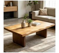 ASKLFNEI Table Basse Japonaise de 120 cm pour Sol, Table d'autel de méditation Tatami, Grande Table à Manger en Bois pour Salon et Salle à Manger, 120 cm(A,100x50x35cm)