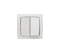 Double poussoir - Appareillage saillie composable - Complet