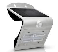 ASLO - Projecteur Led Solaire Gris LED 3.2W 400 Lm Spot Détecteur de mouvements 3 fonctions IP65 Applique led Etanche Anti-UV