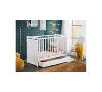 Berceau en bois de pin avec tiroir TYMEK PLUS 67x124 x H 56,90 cm-67 --