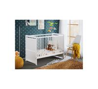 Berceau en bois de pin TYMEK 67x124 x H 56,90 cm-Blanc-Blanc-67 --