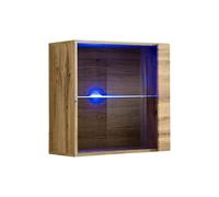 ASM Vitrine Carrée - Switch Ww 3 - L 60 Cm X P 30 Cm X H 60 Cm - Bois