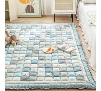 ASMJHQCLW Matelas de Sol futon en Coton et Polyester | Plusieurs tailles multicolores for le camping avec canapé-lit : matelas futon tatami pliant enroulable(A,150x200cm)