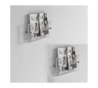 ASMJHQCLW Pack de Porte-revues muraux en Acrylique Transparent | 35cm/13.8in
