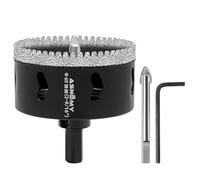 ASNOMY Scie Cloche Diamantée de 65 mm avec Mèche Pilote, Foret Trépan Diamanté Denté, Scie Cloche Diamant pour carrelage, Verre, porcelaine, pierre de granit