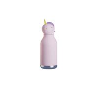 Asobu Gourde isotherme Bestie – Acier inoxydable avec paille, motif licorne – 460 ml
