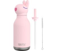 Asobu® Bouteille pour enfants BESTIE avec paille 460ml - HASE