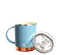 ASOBU Mug isotherme en acier inoxydable avec revêtement intérieur en céramique - 355 ml - Bleu layette