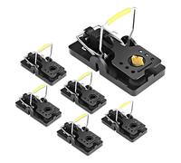 ASPECTEK Piege a Souris - Réutilisable, 6 pièges à Rat Extérieur, nasse à Rat, tapetteà Souris Facile à Utiliser pour Une Solution Efficace et Durable Contre Les nuisibles dans Votre Maison ou Jardin