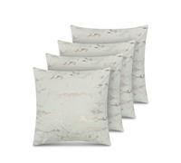 Aspero Coussins 'Carrara' mastic / gris clair / rose, Taille 60_x_60_cm