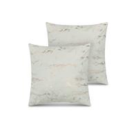 Aspero Coussins 'Carrara' mastic / gris clair / rose, Taille 60_x_60_cm
