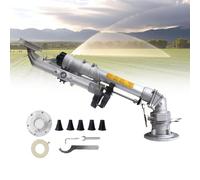 Asperseur Agricole Rotatif 360° à Couverture Réglable MODEL65 | Arrosage circulaire ou sectoriel avec angles 24°/44° et support surélevé de 1,2 m pour s’adapter au terrain