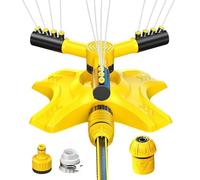 Asperseurs De Jardin Asperseur Rotatif Automatique 3 Bras 360°