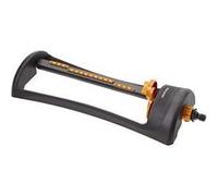 Fiskars Arroseur de pelouse M 1023662 – Économie d'eau, Réglage facile, 16×17 m, 300–500 m²