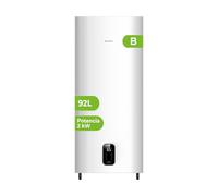 Aspes Chauffe-eau électrique 100 litres, AT10000DDW. 2000W, kit de montage inclus, résistance en acier émaillé, thermostat numérique, température maximale 93 º, blanc, efficacité énergétique B