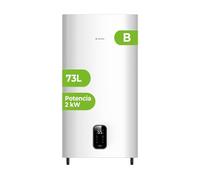 Aspes Chauffe-eau électrique 80 litres, AT8000DDW. 2000W, kit de montage inclus, résistance en acier émaillé, thermostat numérique, température maximale 93 º, blanc, efficacité énergétique B