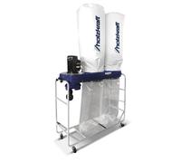Aspirateur à copeaux bois pro 4300m³/h 3,8kW 400V buse et moteur 180° inclinable Holzkraft ASA4303