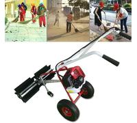 Aspirateur à essence, 43cc, 1,25 kW, 2 temps, 1,7 CV. Aspirateur à roues avec brosse en nylon. Balai-aspirateur, aspirateur à essence. Déneigeuse, lève-neige manuel