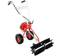 Aspirateur balai à essence, ramasse-feuilles, avec lunettes de protection et kit d'outils. Largeur de balayage mécanique : 60 cm. Déneigeuse pour allée et pelouse