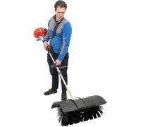 Aspirateur balai essence, moteur 2 temps de 52cc, largeur de brosse de 56 cm, pelle à neige avec sangle de portage, puissance de 2,3 chevaux (1,7 kW). Aspirateur manuel, déneigeuse, pour le nettoyage