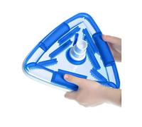 Aspirateur balai triangulaire avec brosse pour piscine liner - jardiboutique