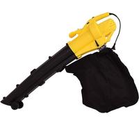 Aspirateur de feuilles compact 3 en 1, 2600 watts, combiné souffleur de feuilles et broyeur de végétaux, avec sac de récupération