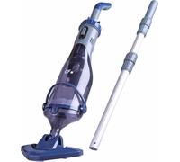 Aspirateur de fond de piscine électrique CF 25 vec batterie et chargeur, manche télescopique