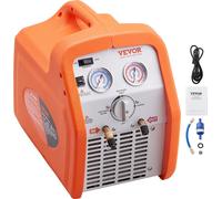 Aspirateur de frigorigène Station d'aspiration de frigorigène 3/4 Ps Aspirateur de frigorigène Machine de récupération de frigorigène 220-240 V 4,85 lbs/min