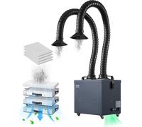 Aspirateur de fumées de soudure 275W Absorbeur de fumées de soudure 380m³/h Aspiration de fumées de soudure