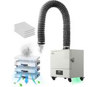 Aspirateur de fumées de soudure 280W Absorbeur de fumées de soudure 459m³/h Aspiration de fumées de soudure