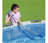 Aspirateur de piscine - Bestway - Flowclear AquaTech - Sans fil - Manche télescopique - 3,05 m diamètre