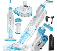 Aspirateur de piscine KESSER® électrique sans fil, aspirateur de fond, 2 vitesses, avec filtre inclus