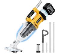 Aspirateur de piscine portatif sans fil compatible avec Dewalt, hors sol