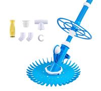 Aspirateur de piscine SucceBuy avec fonction d'aspiration, aspirateur de piscine pour un nettoyage efficace, balayeuse de piscine avec 12 tuyaux, adapté aux piscines enterrées et hors sol jusqu'à 6,1