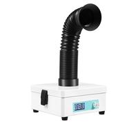 Aspirateur de soudure - Système d'extraction des fumées de soudure. Purificateur d'air - 15 W, 15 m³/h - Filtration en 3 étapes - Silencieux, idéal pour les ateliers d'électronique - Blanc