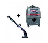 Aspirateur eau et poussière ASP255 + ponceuse girafe POG225 LEMAN
