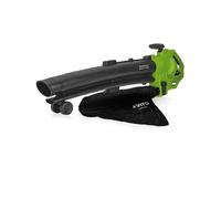 Aspirateur et Souffleur de feuilles 3000W Sac 35L Roulettes et Bandoulière VITO