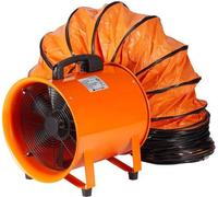 Aspirateur portatif pour pièces, 304,8 mm Souffleur à cylindre puissant avec tuyau de 10 m, 367 W Souffleur industriel, 2574 CFM pour la poussière et la fumée