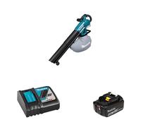 Aspirateur souffleur 18V DUB187Z + 1 batterie BL1850B 18V 5 Ah + 1 chargeur rapide DC18RC MAKITA