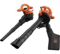 Aspirateur Souffleur Broyeur BLACK+DECKER BEBLV260-QS, 2600W, Sac 40L, Système Bi-Tube, Vitesse 315 km/h