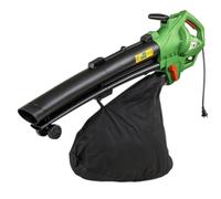 Aspirateur Souffleur Broyeur Électrique 3 en 1 de 3000 W, 270 km/h - Sac de 45 L - Réduit de 90% Le Volume des Déchets et Feuilles - Confort Ergonomique - Utilisation Prolongée sans Effort
