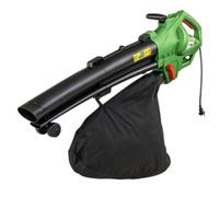 Aspirateur Souffleur Broyeur Électrique 3 en 1 de 3000 W, 270 km/h - Sac de 45 L - Réduit de 90% Le Volume des Déchets et Feuilles - Confort Ergonomique - Utilisation Prolongée sans Effort