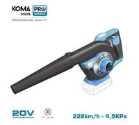Aspirateur Souffleur Koma 20v Sans Fil, Puissant, Polyvalent Pour Jardin - Koma Tools
