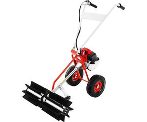 Aspirateur thermique de 43 cm³, largeur de travail de 60 cm, aspirateur à main 2 temps de 1,7 ch, 8500 tr/min, charge maximale par pneu de 136 kg, brosse de 22,5 cm. Déneigeuse thermique avec lunettes