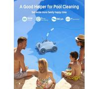 Aspirateurs pour piscines - Robots nettoyeurs de piscines - Nettoyeurs de piscines - avec moteur puissant - forte aspiration - 150W