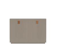 Asplund Armoire Frame 160 High dark sand. portes pliantes. 42 cm. cognac